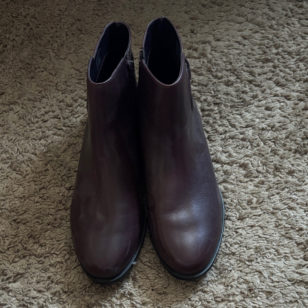 Alfani Women's Burgundy Ankle Booties